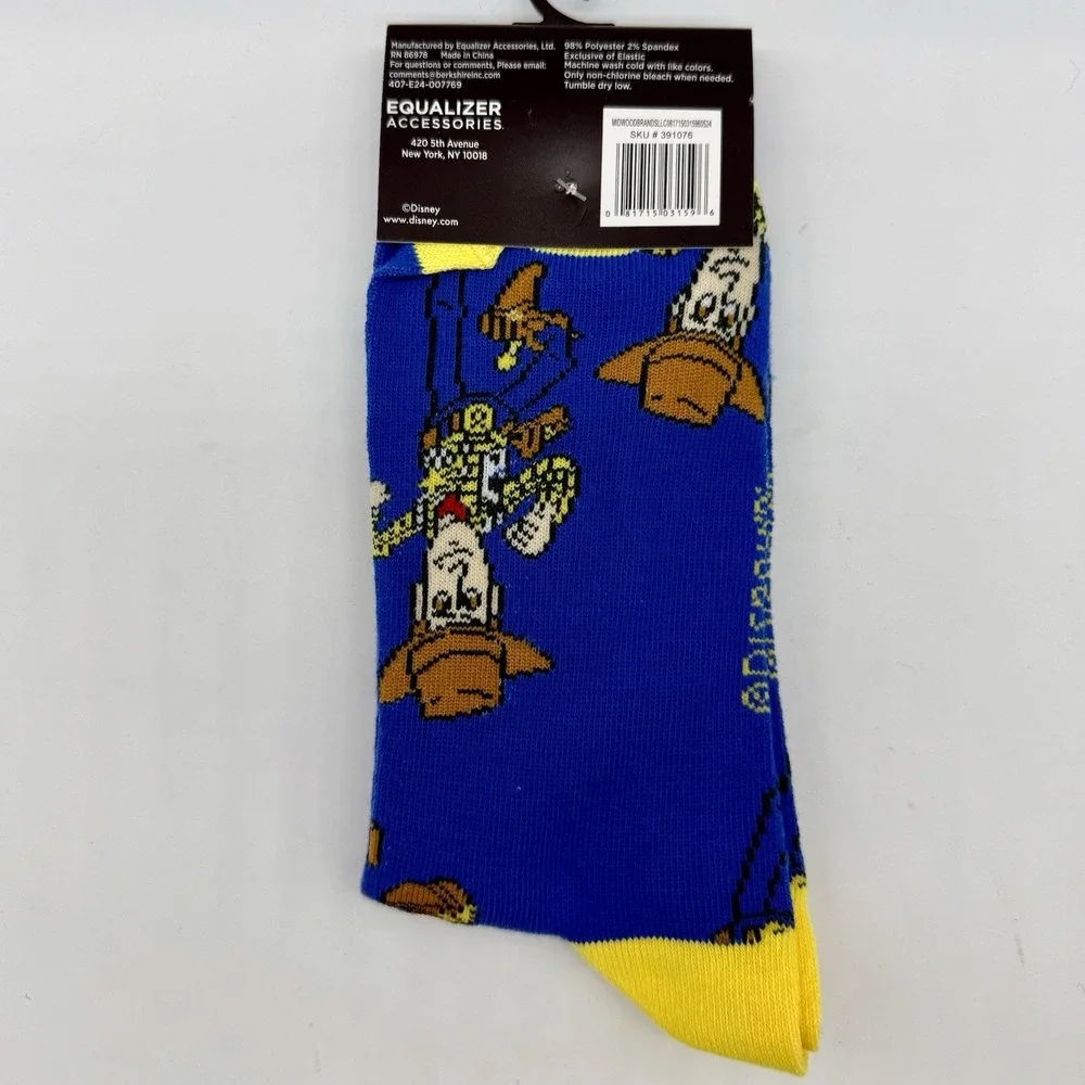 Disney Toy Story Woody Crew Adult Socks Size 9-13‎